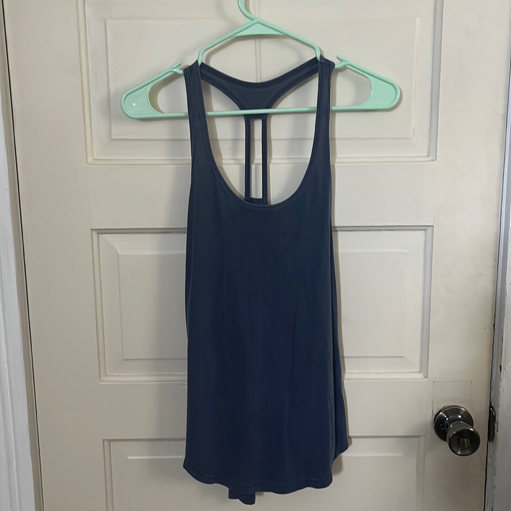 Dark blue tank top